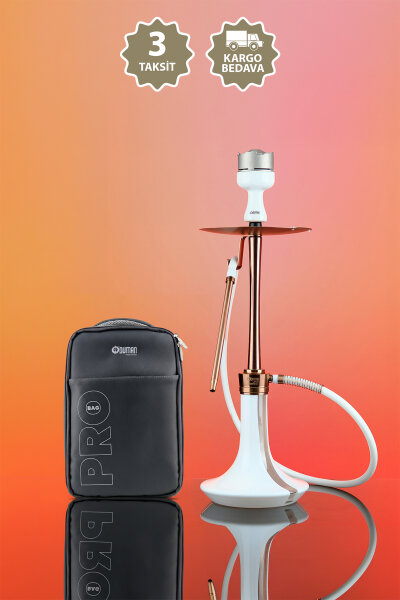 COSMO NARGİLE - BRONZ/BEYAZ TAM SET-6 - 1