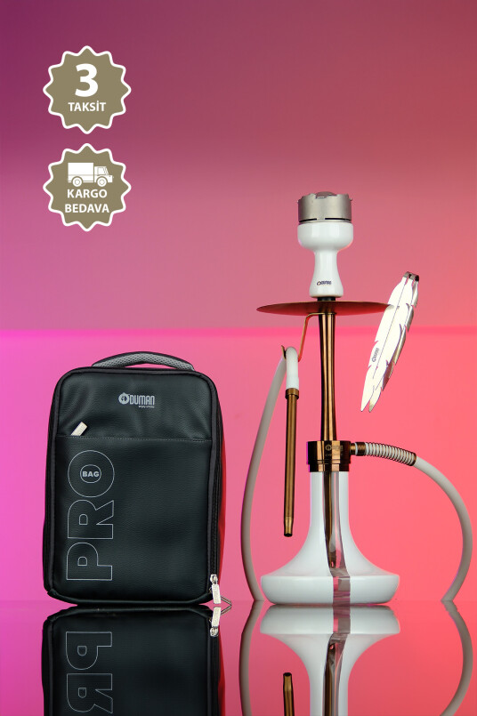 INFINITY NARGİLE - BRONZE/BEYAZ TAM SET-10 - 1