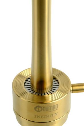 INFINITY NARGİLE - GOLD CAM-GOLD GÖVDE - 4