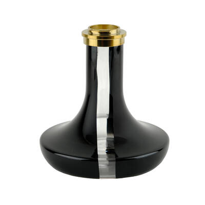 INFINITY NARGİLE - YEDEK CAM - SİYAH-GOLD - 1