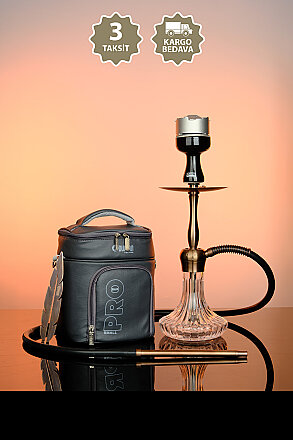 VELOS NARGİLE BRONZ/ŞEFFAF TAM SET - 44