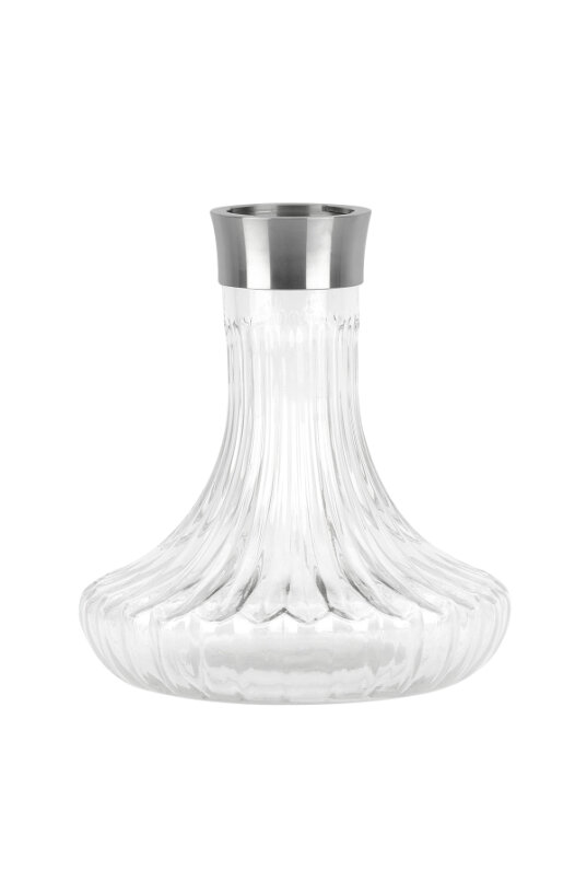 VELOS NARGİLE SILVER GÖVDE - ŞEFFAF CAM - 6